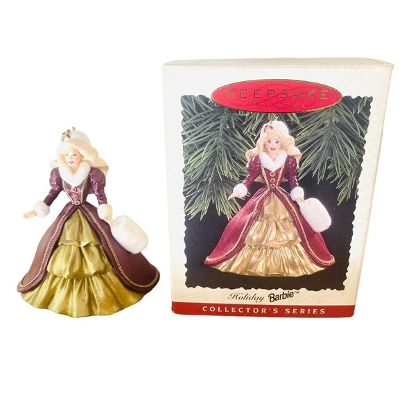 Hallmark Keepsake Barbie Holiday 1996 Collector Series Including Box - Picture 1 of 6